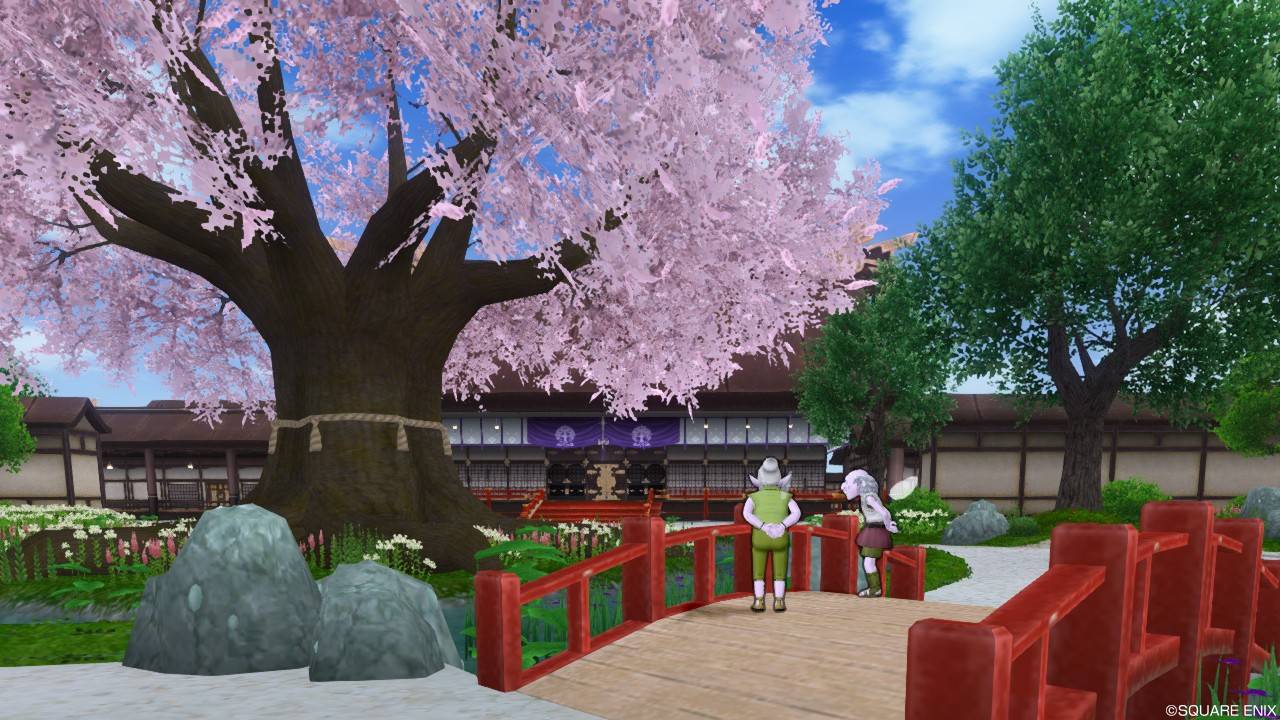 ドラクエ10 桜のキーエンブレム 王都カミハルムイ の進め方 写真であそぶ ドラクエ10