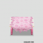 桜花のテーブル