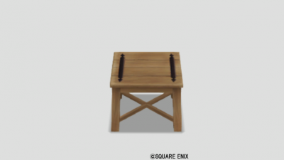 白木のテーブル小