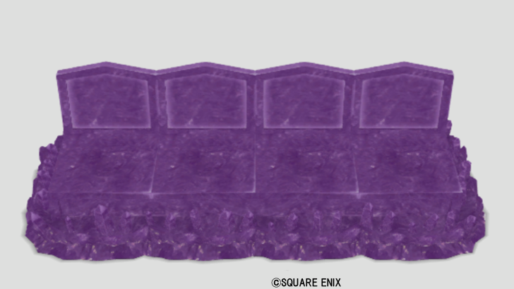 紫水晶のベンチ