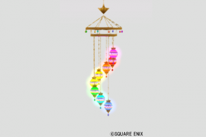 占い師の虹色吊りランプ