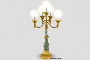 ロウソクの燭台ランプ