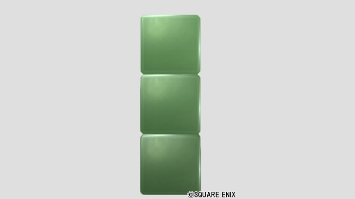３段ブロック・メタル緑
