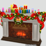 【ハウジング】家具 ＞ その他「クリスマスの暖炉」
