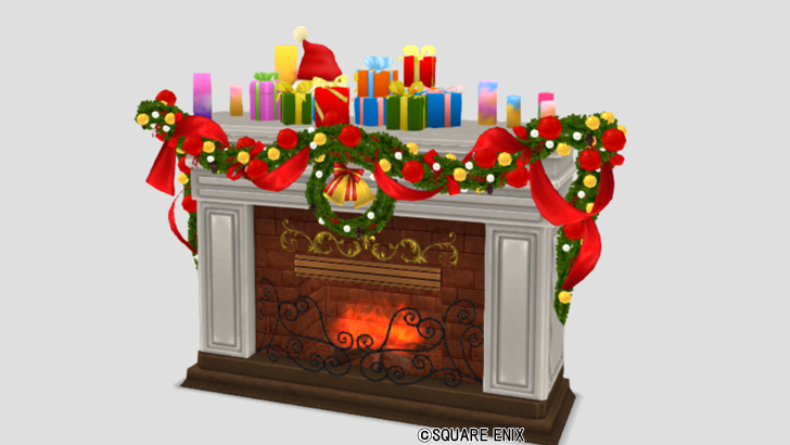 【ハウジング】家具 ＞ その他「クリスマスの暖炉」
