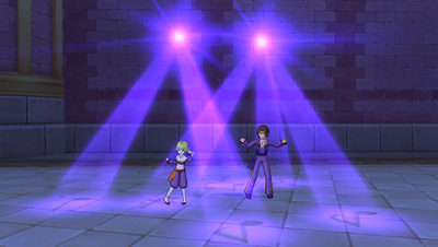 【ドラクエ10】しぐさ「ダンシングライト紫」