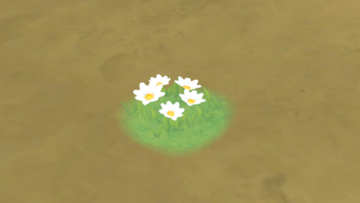 【ハウジング】庭具 ＞ 花・植物(庭)「オルフェア白色花」