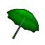 【装備】その他 ＞かさ「緑の傘」