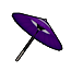 【装備】その他 ＞かさ「紫地に蛇の目傘」